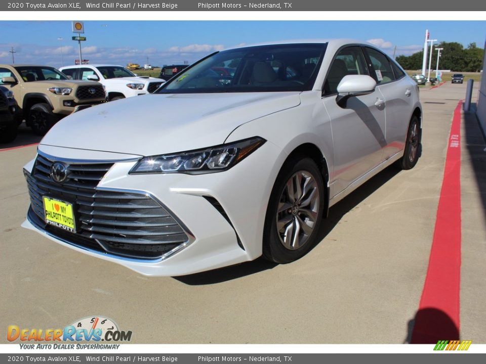 2020 Toyota Avalon XLE Wind Chill Pearl / Harvest Beige Photo #4