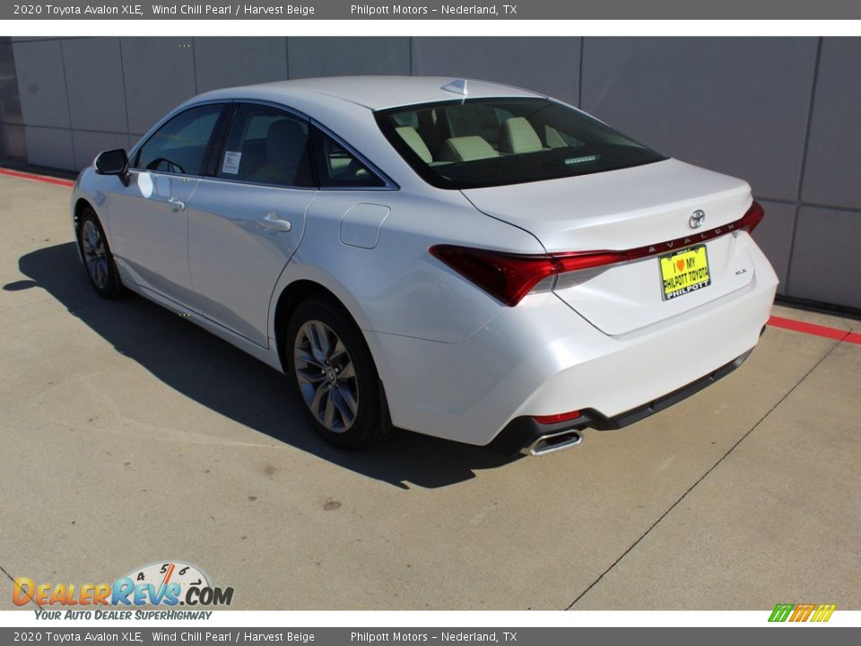 2020 Toyota Avalon XLE Wind Chill Pearl / Harvest Beige Photo #6