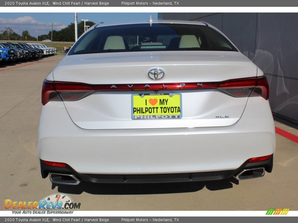 2020 Toyota Avalon XLE Wind Chill Pearl / Harvest Beige Photo #7