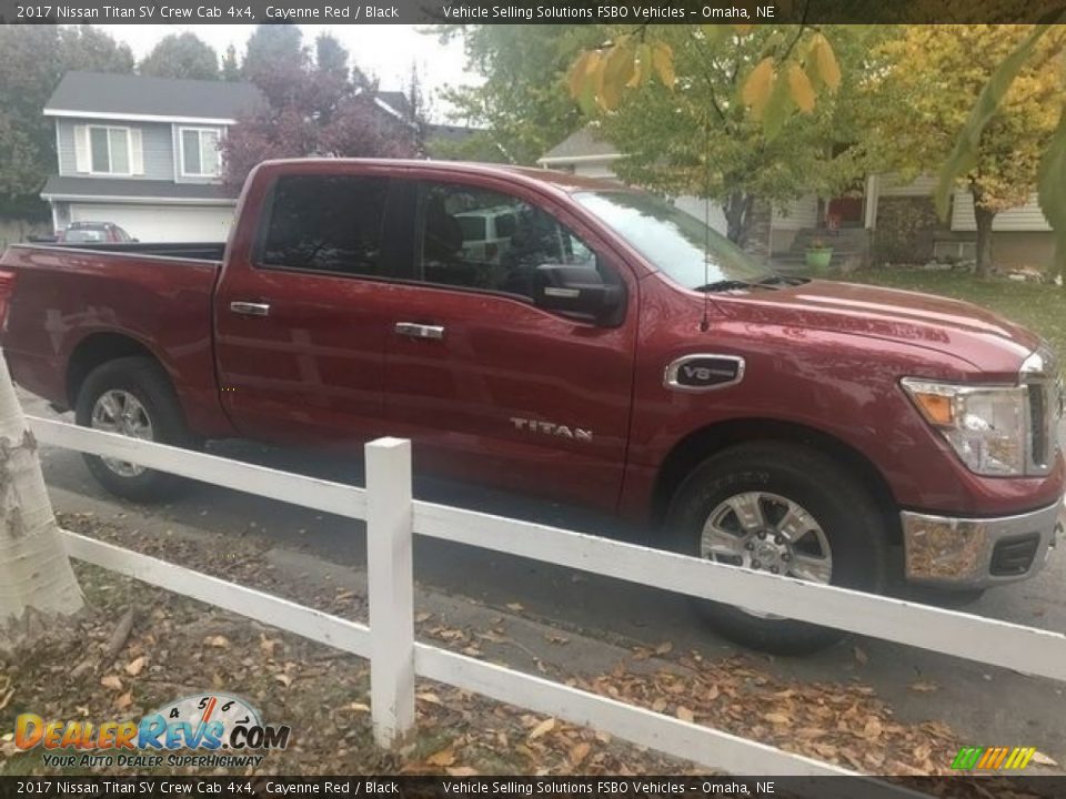 Cayenne Red 2017 Nissan Titan SV Crew Cab 4x4 Photo #15