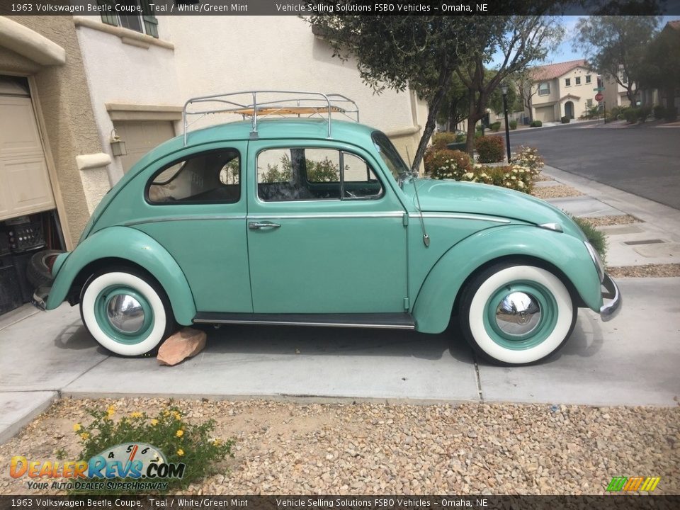 Teal 1963 Volkswagen Beetle Coupe Photo #1