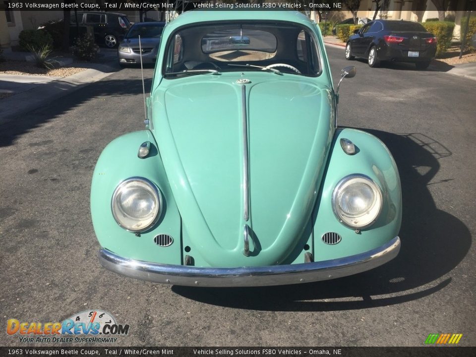 Teal 1963 Volkswagen Beetle Coupe Photo #7