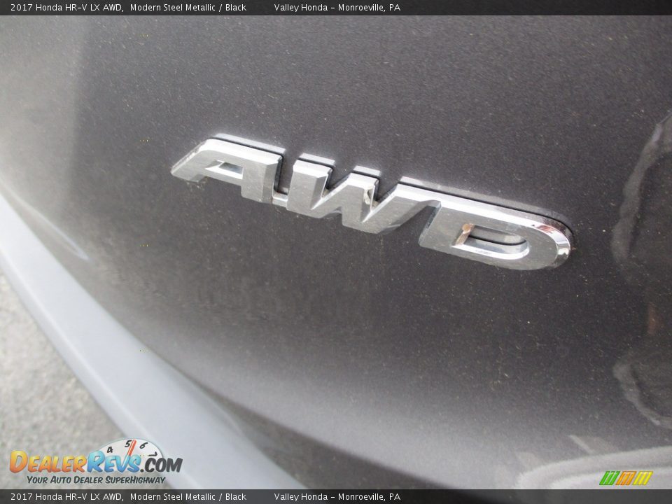2017 Honda HR-V LX AWD Modern Steel Metallic / Black Photo #6