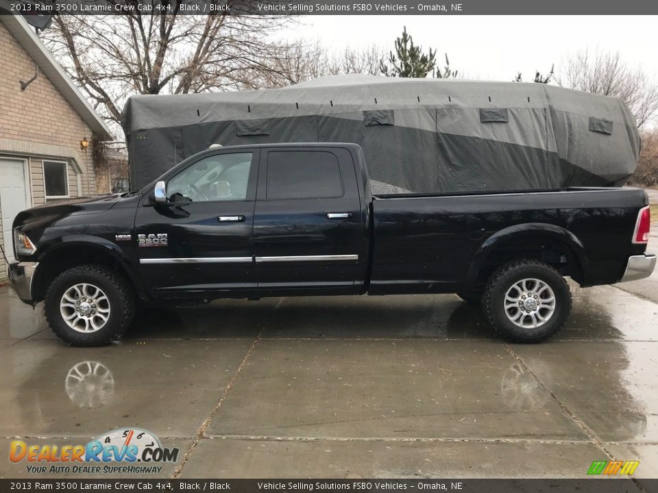 Black 2013 Ram 3500 Laramie Crew Cab 4x4 Photo #1