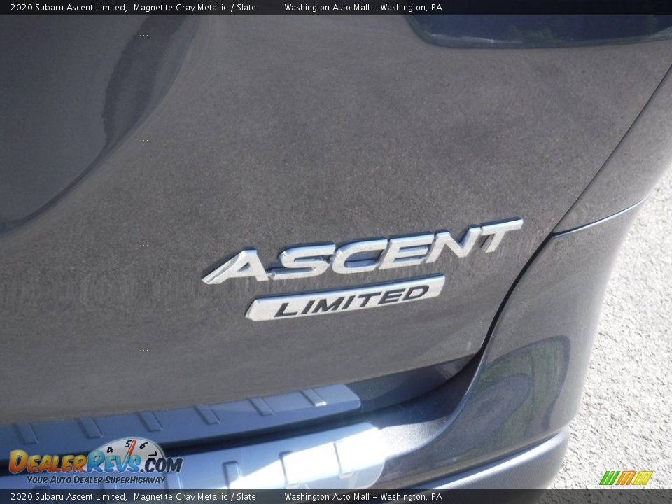 2020 Subaru Ascent Limited Magnetite Gray Metallic / Slate Photo #17