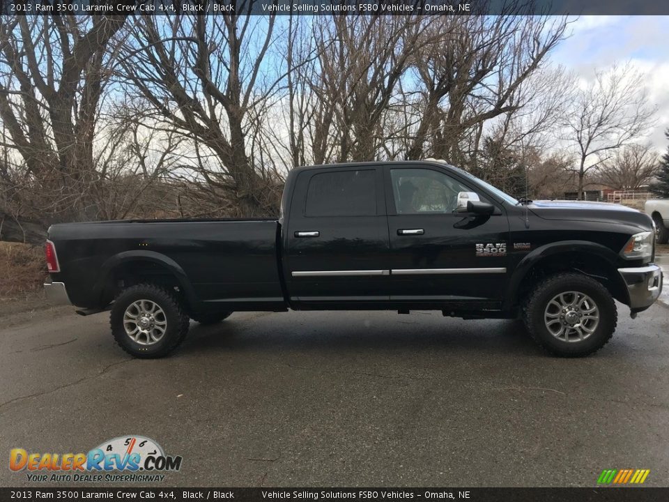 Black 2013 Ram 3500 Laramie Crew Cab 4x4 Photo #5