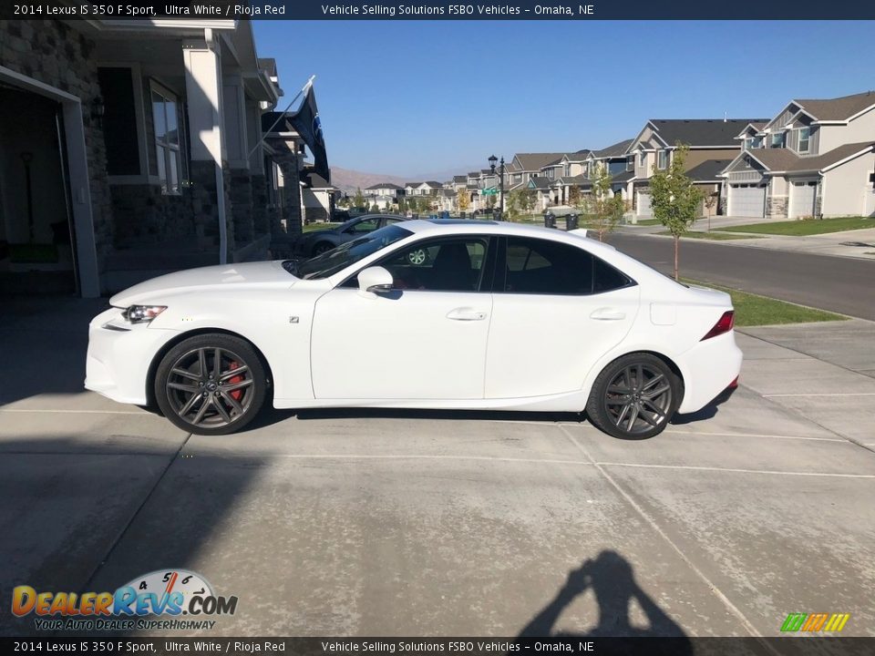 2014 Lexus IS 350 F Sport Ultra White / Rioja Red Photo #1