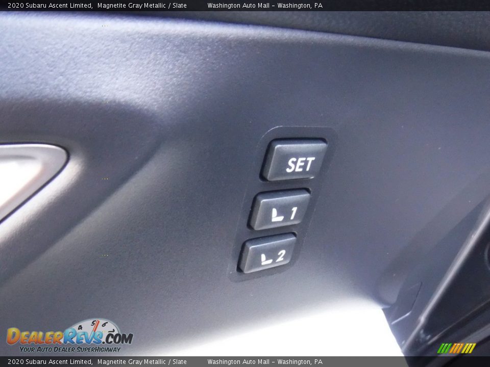2020 Subaru Ascent Limited Magnetite Gray Metallic / Slate Photo #21