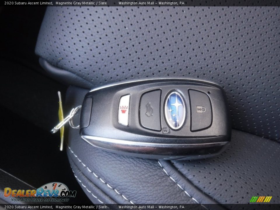2020 Subaru Ascent Limited Magnetite Gray Metallic / Slate Photo #27