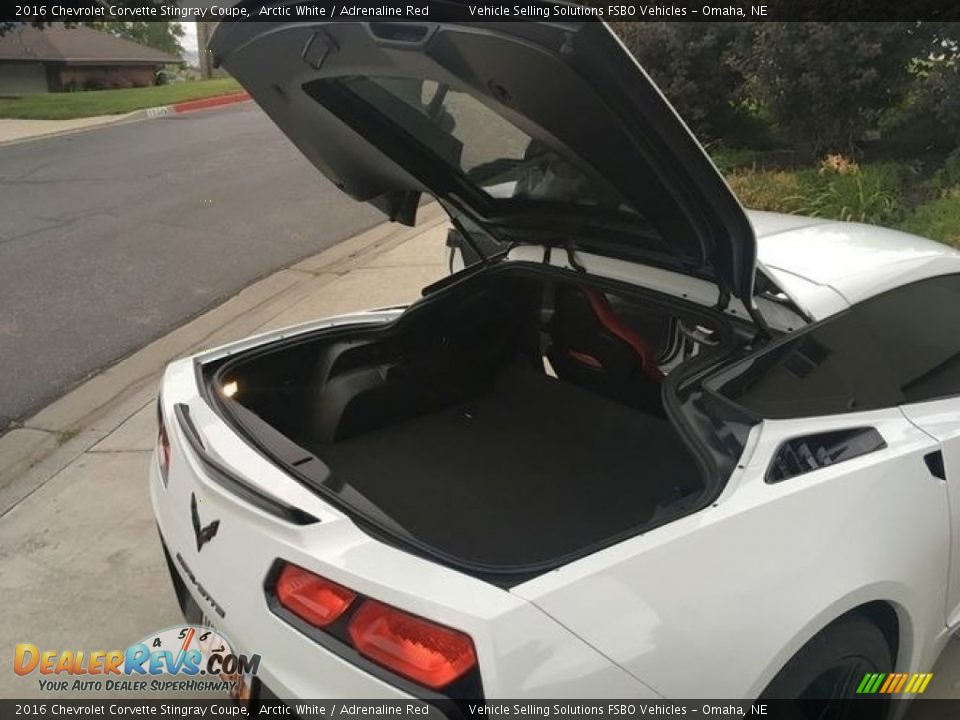 2016 Chevrolet Corvette Stingray Coupe Arctic White / Adrenaline Red Photo #11