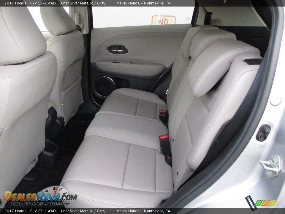 2017 Honda HR-V EX-L AWD Lunar Silver Metallic / Gray Photo #13