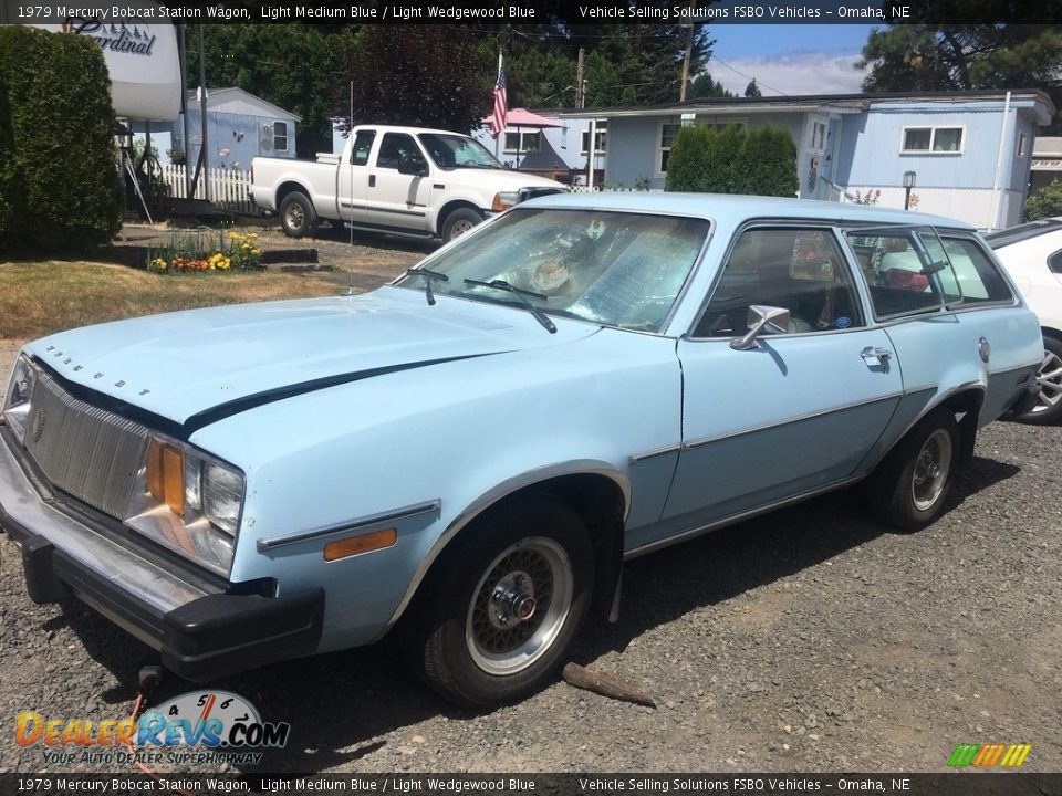 Light Medium Blue 1979 Mercury Bobcat Station Wagon Photo #1