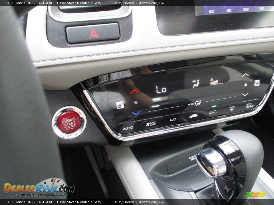 2017 Honda HR-V EX-L AWD Lunar Silver Metallic / Gray Photo #18