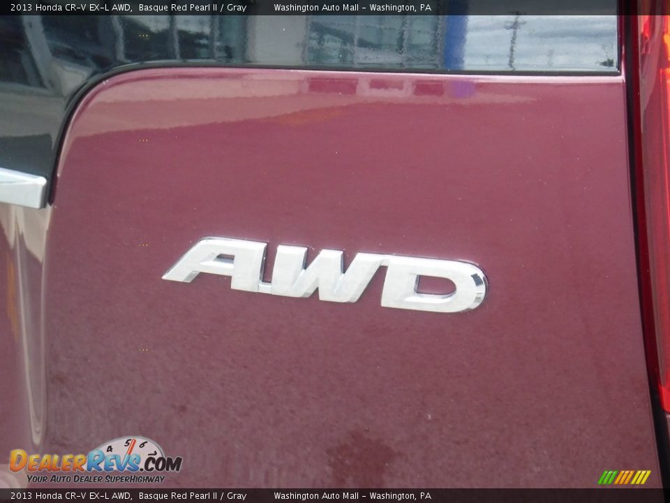2013 Honda CR-V EX-L AWD Basque Red Pearl II / Gray Photo #11