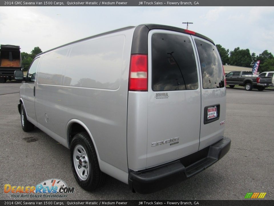 2014 GMC Savana Van 1500 Cargo Quicksilver Metallic / Medium Pewter Photo #3