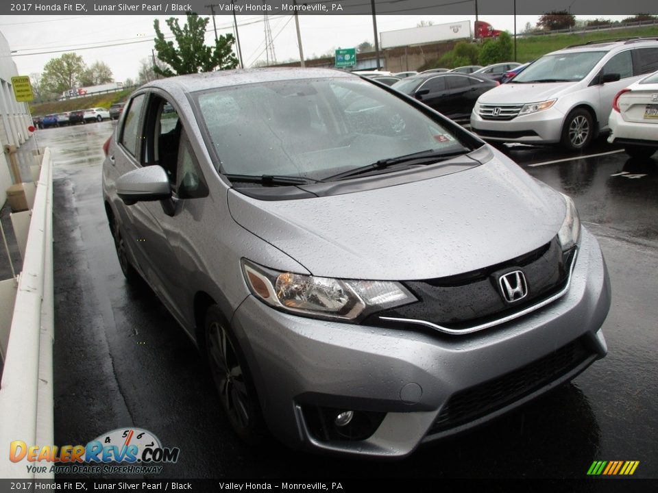 2017 Honda Fit EX Lunar Silver Pearl / Black Photo #7