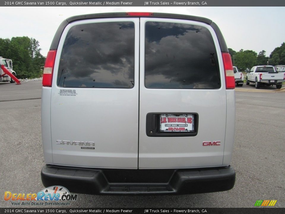 2014 GMC Savana Van 1500 Cargo Quicksilver Metallic / Medium Pewter Photo #4