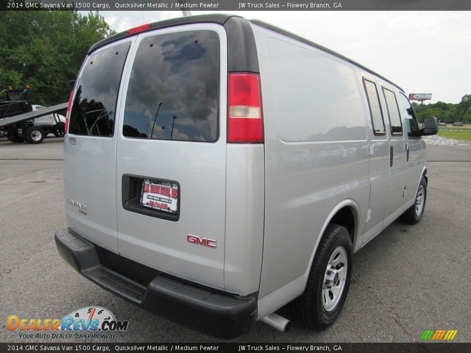 2014 GMC Savana Van 1500 Cargo Quicksilver Metallic / Medium Pewter Photo #5