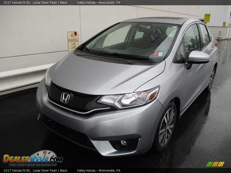 2017 Honda Fit EX Lunar Silver Pearl / Black Photo #9