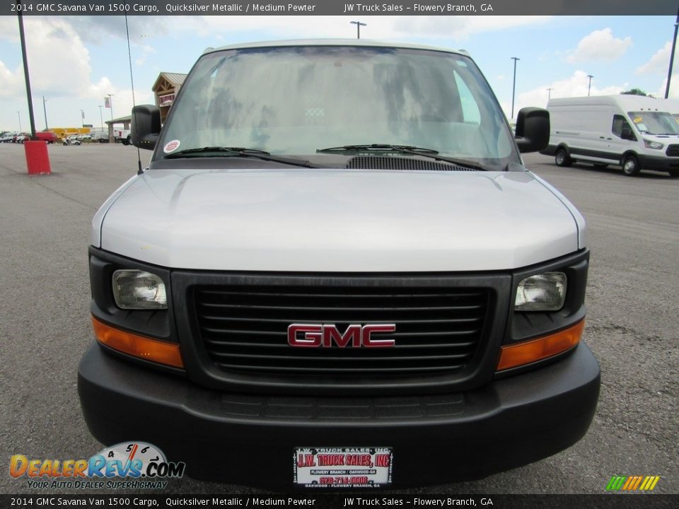 2014 GMC Savana Van 1500 Cargo Quicksilver Metallic / Medium Pewter Photo #8