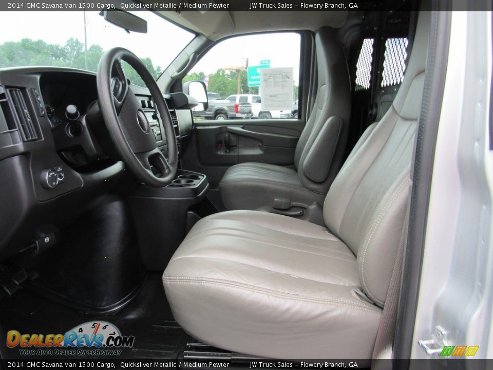 Front Seat of 2014 GMC Savana Van 1500 Cargo Photo #12