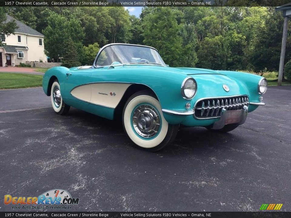 Cascade Green 1957 Chevrolet Corvette  Photo #2