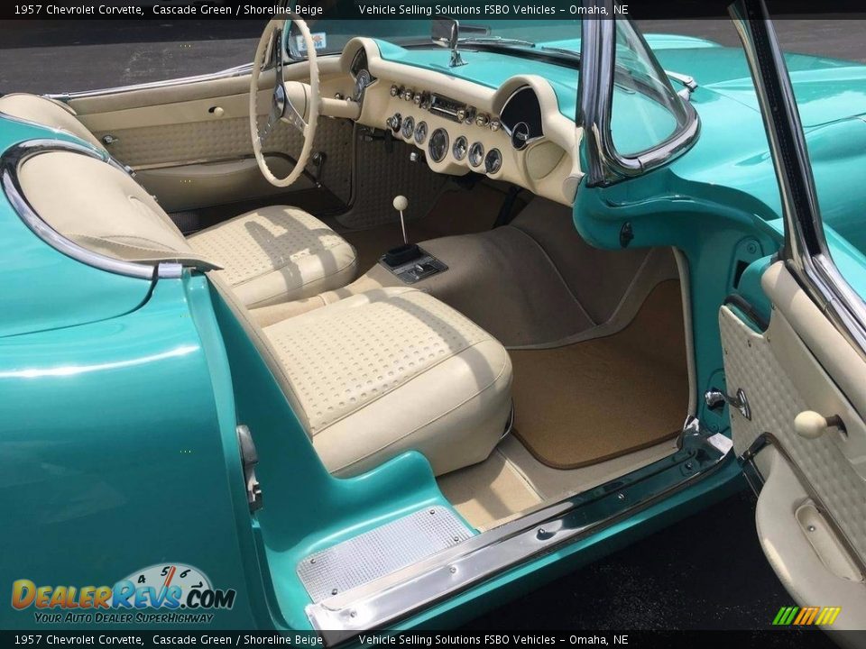 Shoreline Beige Interior - 1957 Chevrolet Corvette  Photo #6