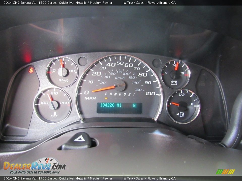 2014 GMC Savana Van 1500 Cargo Gauges Photo #16