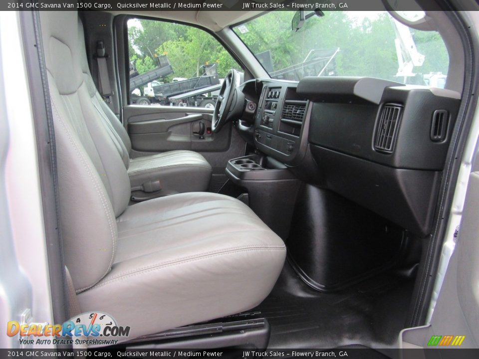 Front Seat of 2014 GMC Savana Van 1500 Cargo Photo #27