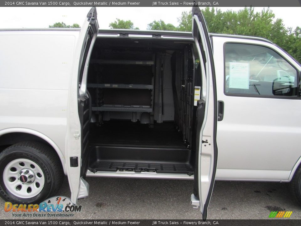 2014 GMC Savana Van 1500 Cargo Quicksilver Metallic / Medium Pewter Photo #29