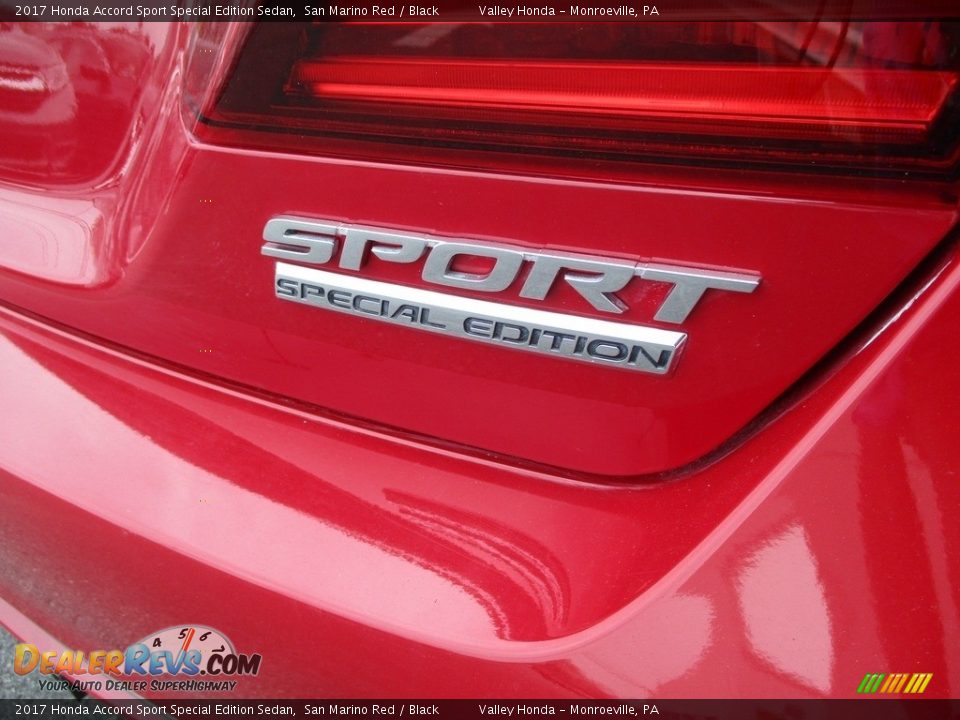 2017 Honda Accord Sport Special Edition Sedan San Marino Red / Black Photo #5