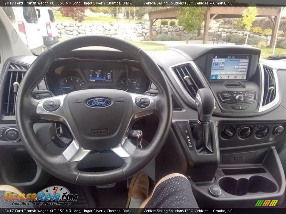 Dashboard of 2017 Ford Transit Wagon XLT 350 MR Long Photo #2