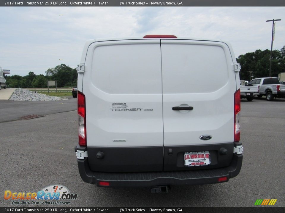 2017 Ford Transit Van 250 LR Long Oxford White / Pewter Photo #2