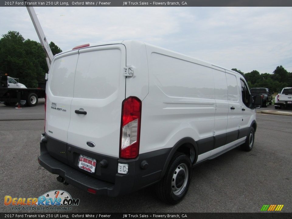 2017 Ford Transit Van 250 LR Long Oxford White / Pewter Photo #3