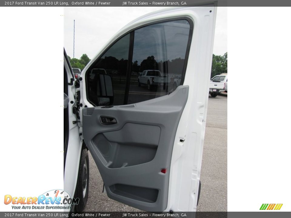 2017 Ford Transit Van 250 LR Long Oxford White / Pewter Photo #13