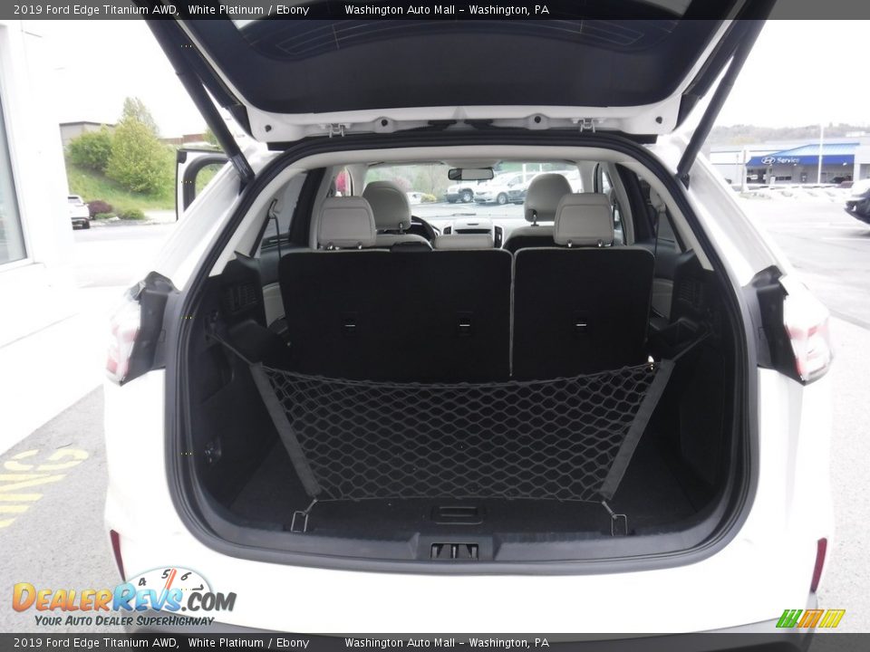 2019 Ford Edge Titanium AWD White Platinum / Ebony Photo #28