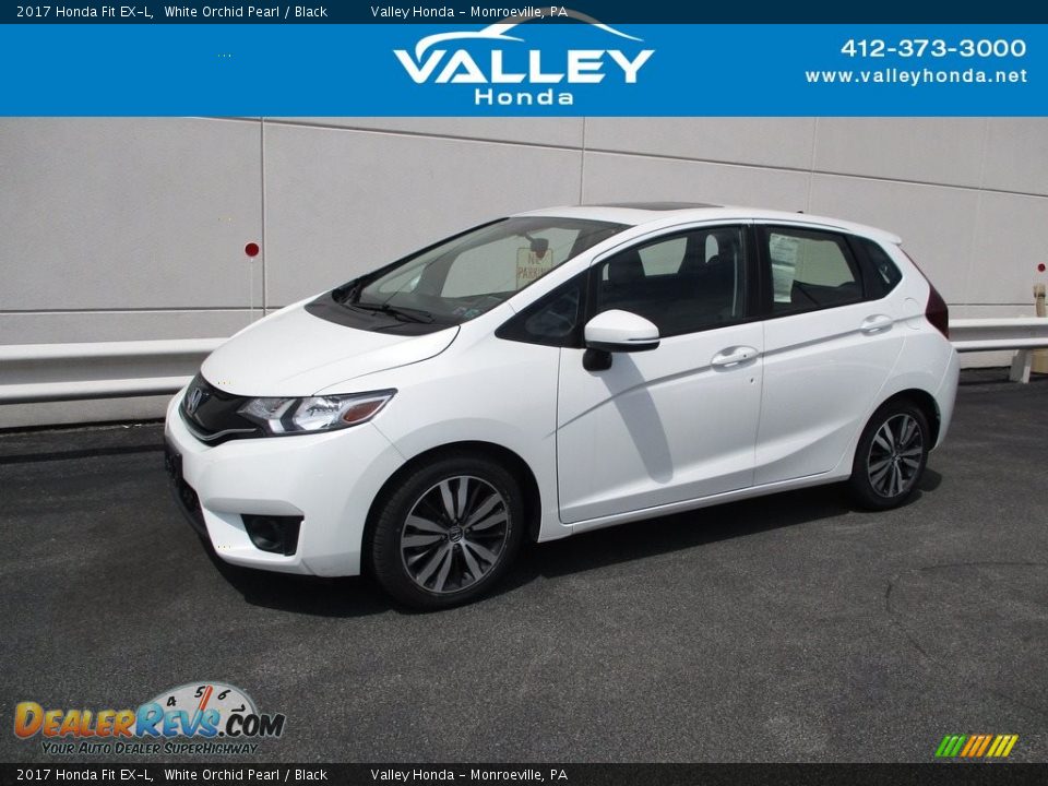 2017 Honda Fit EX-L White Orchid Pearl / Black Photo #1