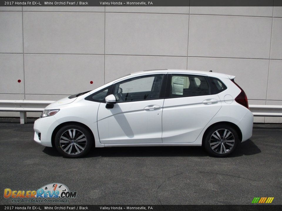 White Orchid Pearl 2017 Honda Fit EX-L Photo #2