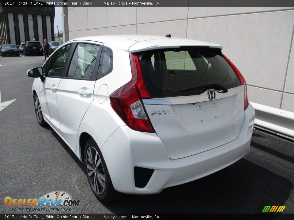 2017 Honda Fit EX-L White Orchid Pearl / Black Photo #3