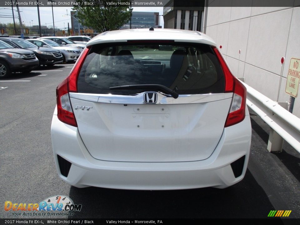 2017 Honda Fit EX-L White Orchid Pearl / Black Photo #4