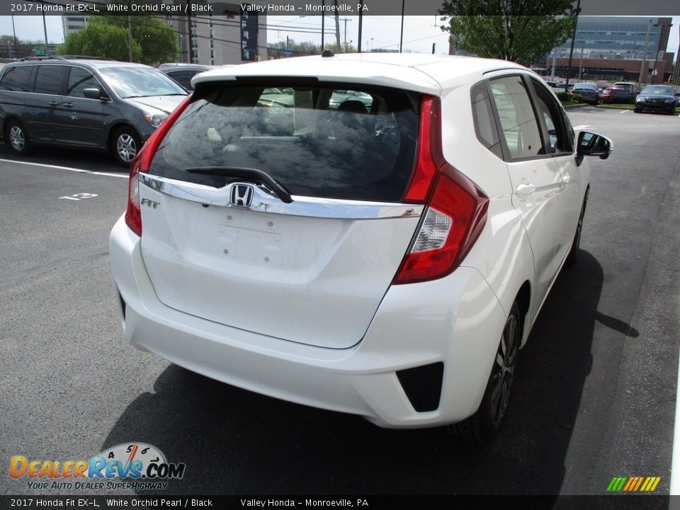 2017 Honda Fit EX-L White Orchid Pearl / Black Photo #5