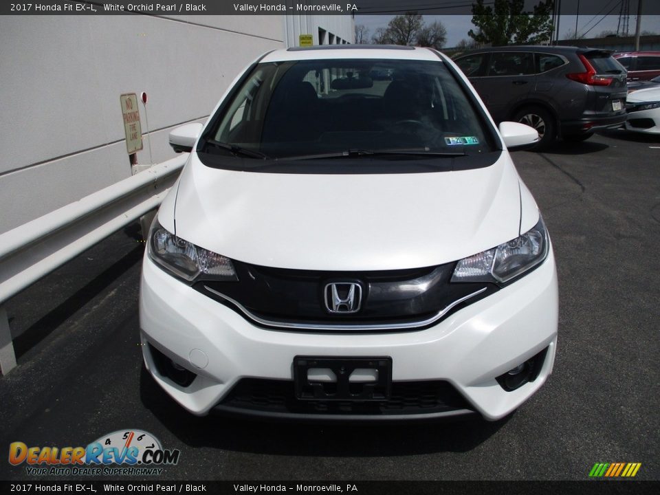 2017 Honda Fit EX-L White Orchid Pearl / Black Photo #7