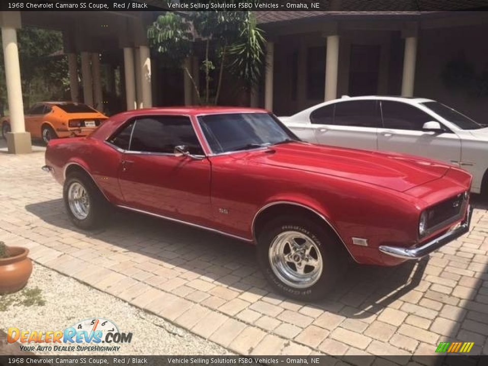 1968 Chevrolet Camaro SS Coupe Red / Black Photo #2