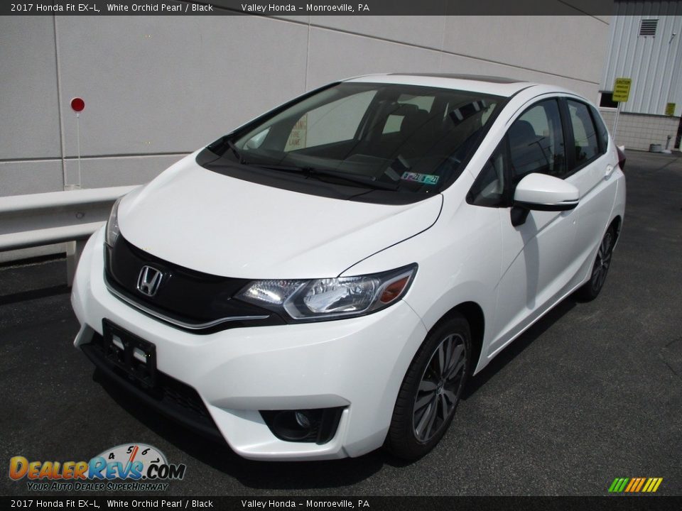 2017 Honda Fit EX-L White Orchid Pearl / Black Photo #8