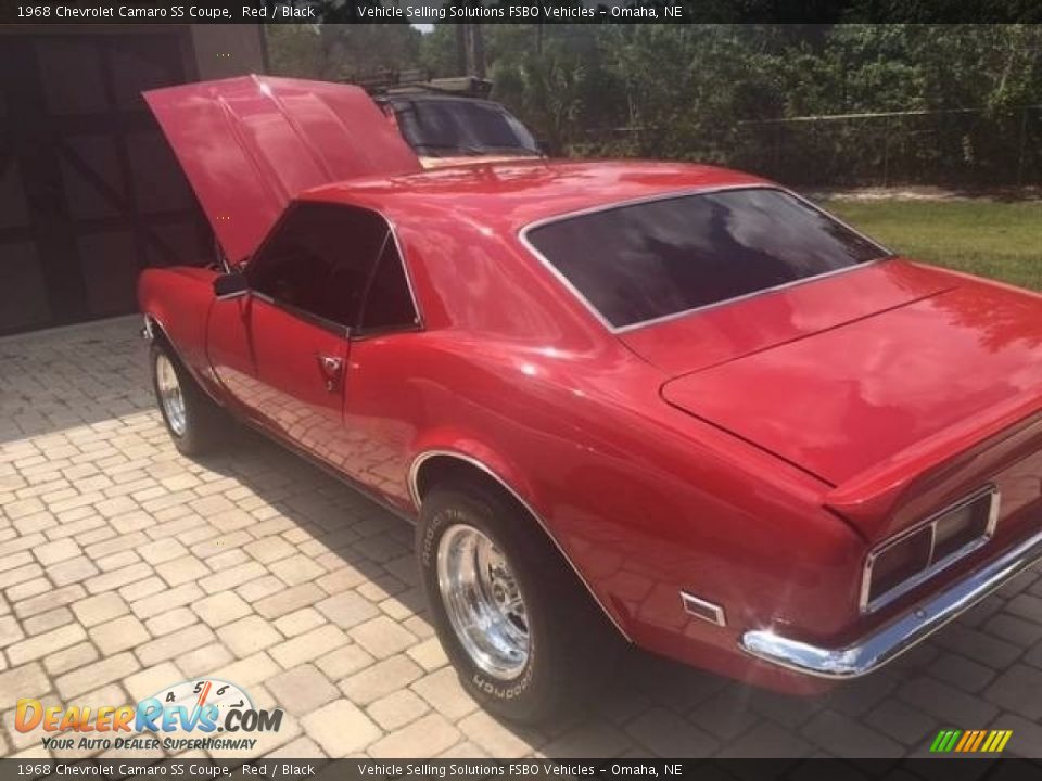 1968 Chevrolet Camaro SS Coupe Red / Black Photo #3