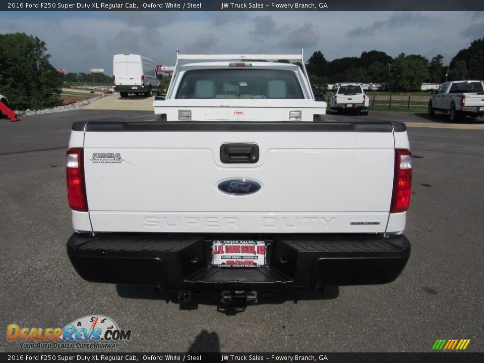 2016 Ford F250 Super Duty XL Regular Cab Oxford White / Steel Photo #4