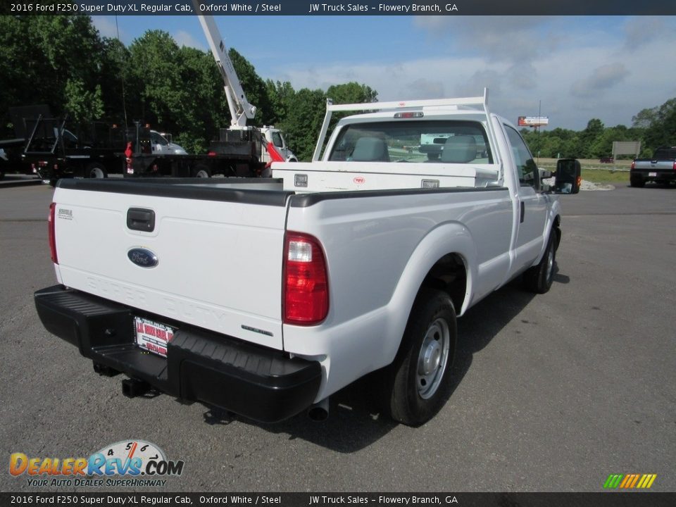 2016 Ford F250 Super Duty XL Regular Cab Oxford White / Steel Photo #5