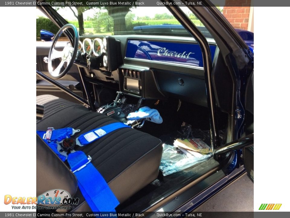 Front Seat of 1981 Chevrolet El Camino Custom Pro Street Photo #8