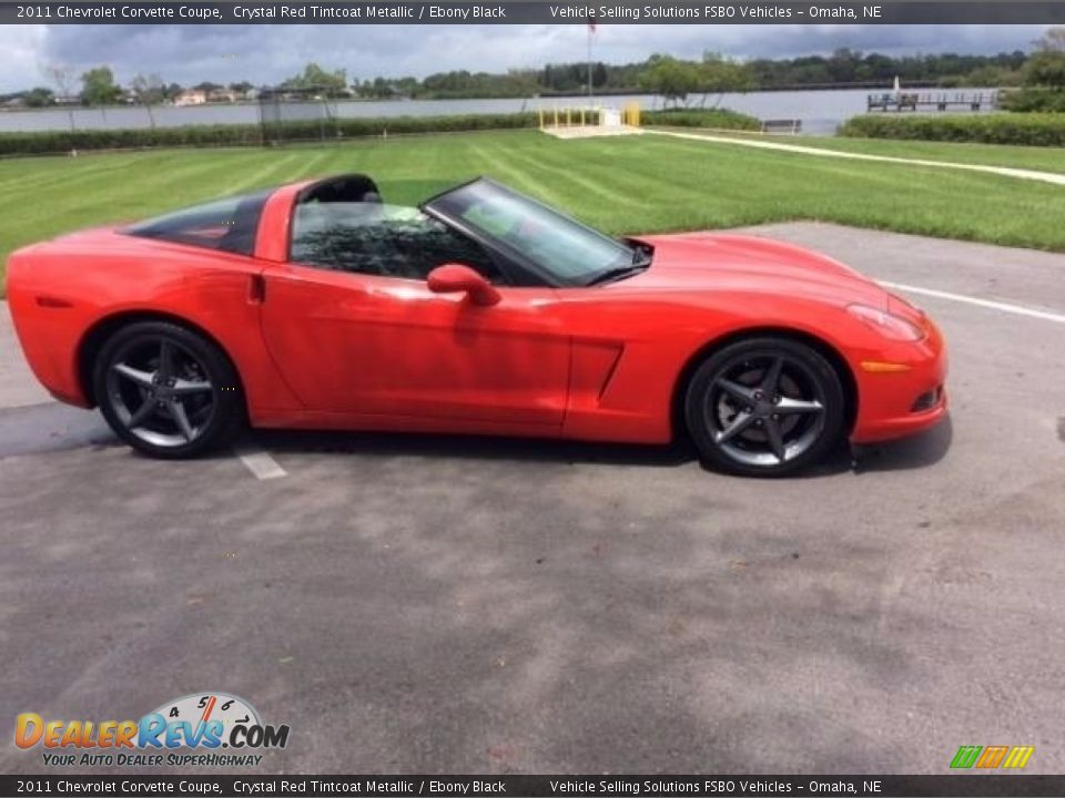 2011 Chevrolet Corvette Coupe Crystal Red Tintcoat Metallic / Ebony Black Photo #4