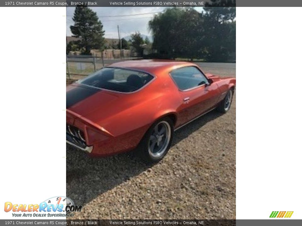 1971 Chevrolet Camaro RS Coupe Bronze / Black Photo #8